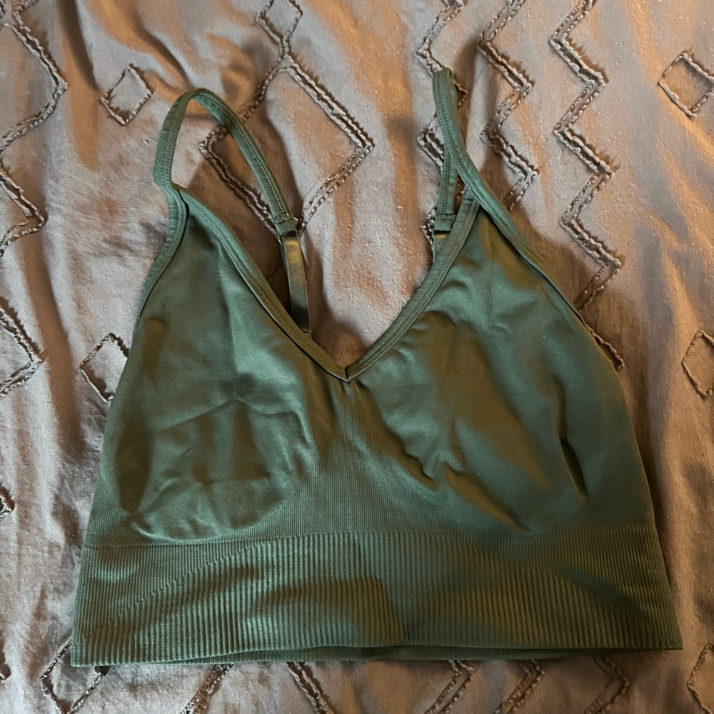 Vitality (previously balance athletica) green bra top